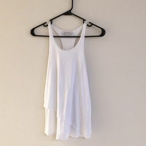 Bella Luxx White racerback tank top xs